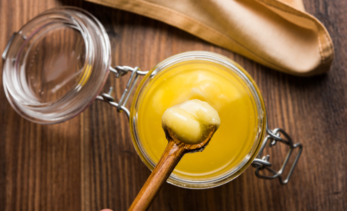 Ghee is a good source of healthy fats