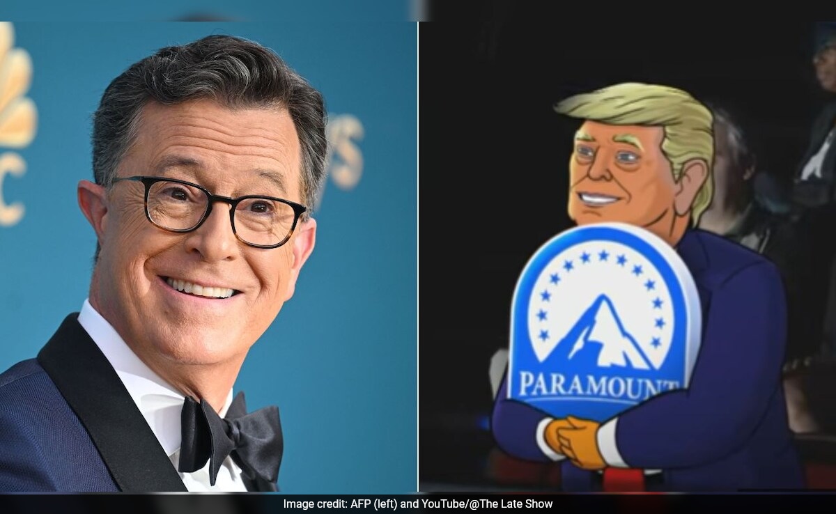 Телевизионният водещ Стивън Колбърт взе джиб на президента на Съединените