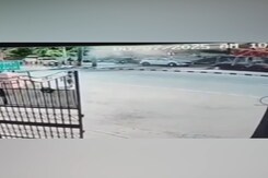 Video: Part Of Foot Overbridge Falls As Trailer Truck Rams It On UP Highway Video: Part Of Foot Overbridge Falls As Trailer Truck Rams It On UP Highway