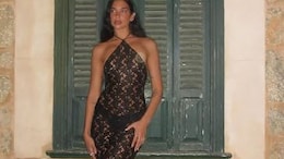 Dua Lipa In A Black Sheer Dress Looks Nothing Short Of Stunning