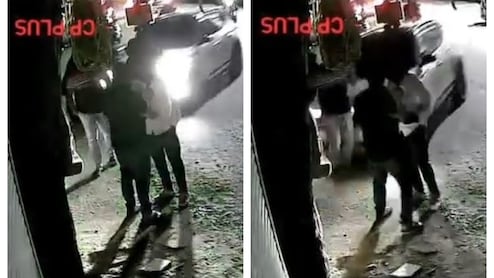 On Camera: Speeding Car Runs Over 4 Men In Karnataka, 1 Flung In Air