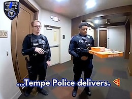 Police Deliver Pizza After Arresting Delivery Agent In Arizona, US Police Deliver Pizza After Arresting Delivery Agent In Arizona, US