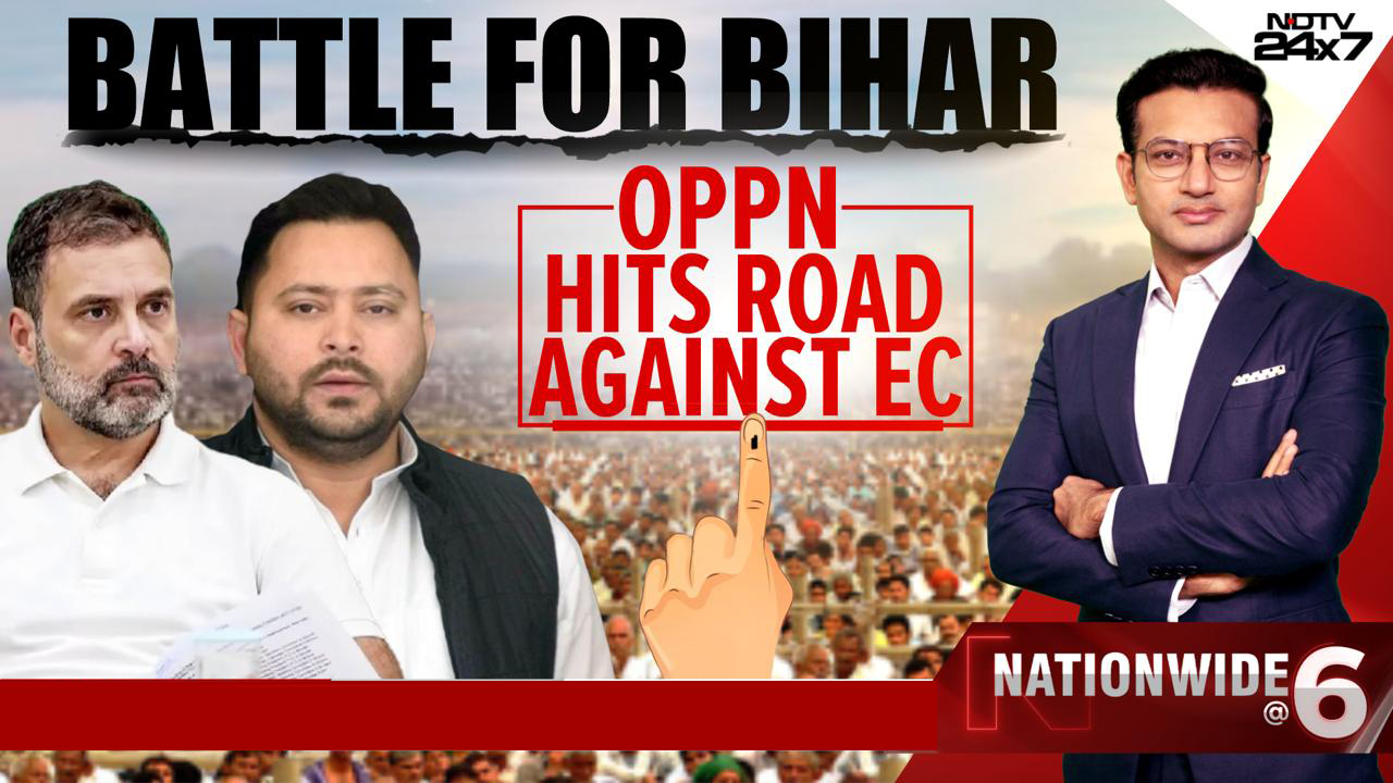 Battle For Bihar: Opposition Hits Road Against Election Commission