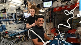 Shubhanshu Shukla Gets Rare Haircut In Space, With No Option For A Shower