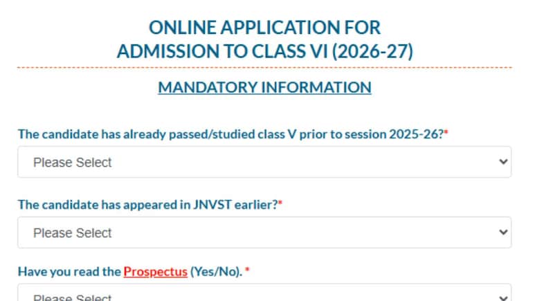 JNVST Class 6 Admission 2026: बढ़ गई एडमिशन के लिए रजिस्ट्रेशन की तारीख, cbseitms.rcil.gov.in पर करें आवेदन