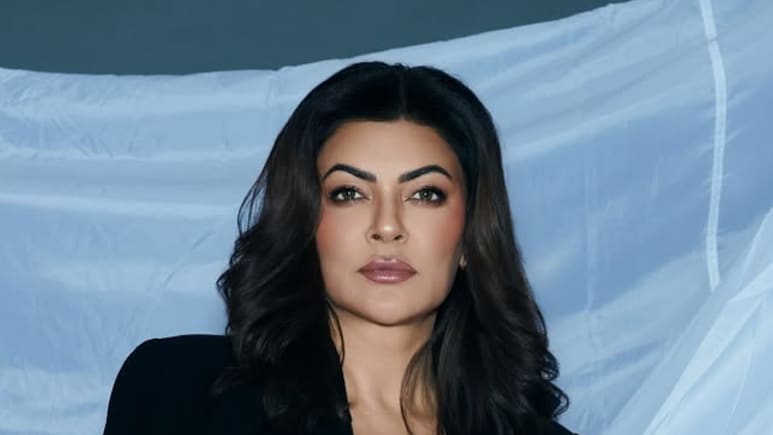 Sushmita Sen's Black Pantsuit Is The Boardroom Chic Version Of The Classic Black Dress
