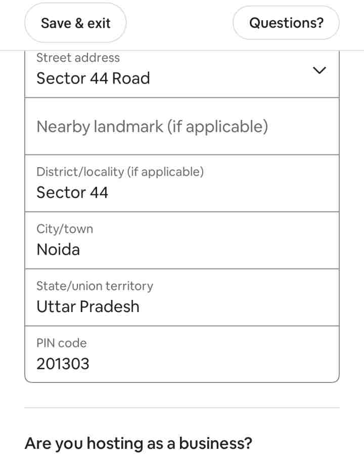 Our final listing address. Our final listing address.