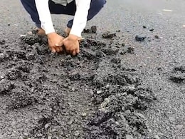 Video: Man Tears Apart Month-Old Road By Hand In Maharashtra's Nanded Video: Man Tears Apart Month-Old Road By Hand In Maharashtra's Nanded