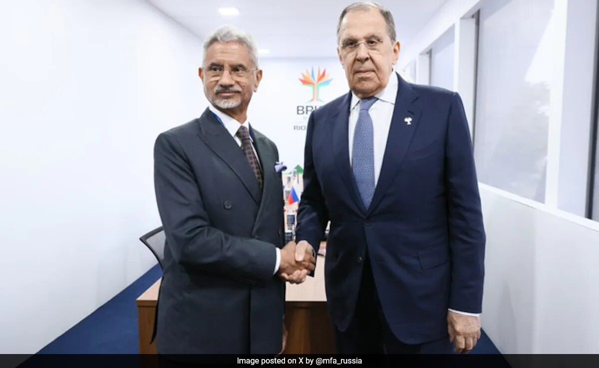 Министърът на външните работи S Jaishankar и неговия руски колега