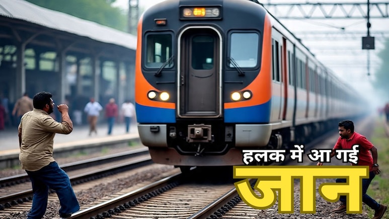 Car On Railway Track: रेलवे फाटक पर खड़ी कार अचानक स्टार्ट हुई और पटरी के बीचोंबीच पहुंचकर बंद हो गई, ऐसे टला बड़ा हादसा? Car On Railway Track: रेलवे फाटक पर खड़ी कार अचानक स्टार्ट हुई और पटरी के बीचोंबीच पहुंचकर बंद हो गई, ऐसे टला बड़ा हादसा?