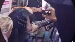 "She's For Russia, It's Allowed": Crowd Assaults Woman In Kyiv Metro