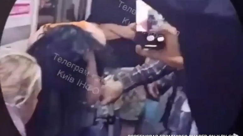 "She's For Russia, It's Allowed": Crowd Assaults Woman In Kyiv Metro
