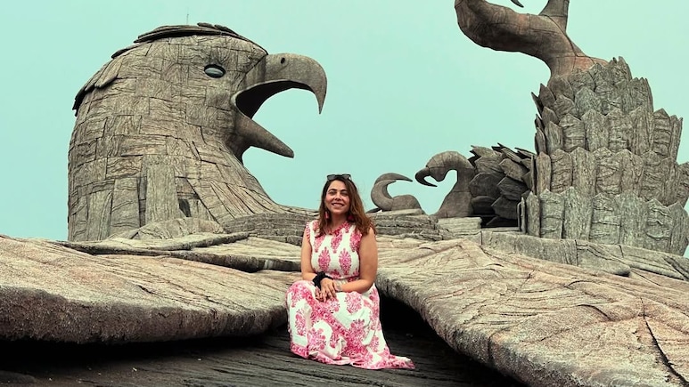 "Well Maintained And Majestic": Maanvi Gagroo Visits Jatayu Earth's Centre In Kerala