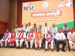 Ex-Leader Of Banned Militant Group, AAP, Congress Leaders Join BJP In Assam