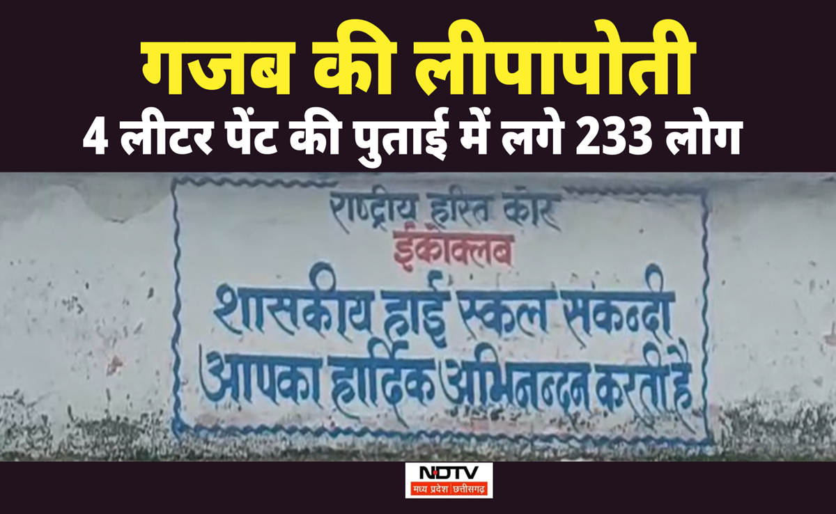 MP में Paint घोटाला; 20 लीटर में 425 तो 4 लीटर पेंट की पुताई में लगे 233 लोग, शहडोल की स्कूलों में खेला