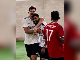 Eng vs Ind: टीम गिल ने की मैनचेस्टर युनाइटेड के खिलाड़ियों से मुलाकात, जमकर की क्लब प्लेयर्स के साथ मस्ती