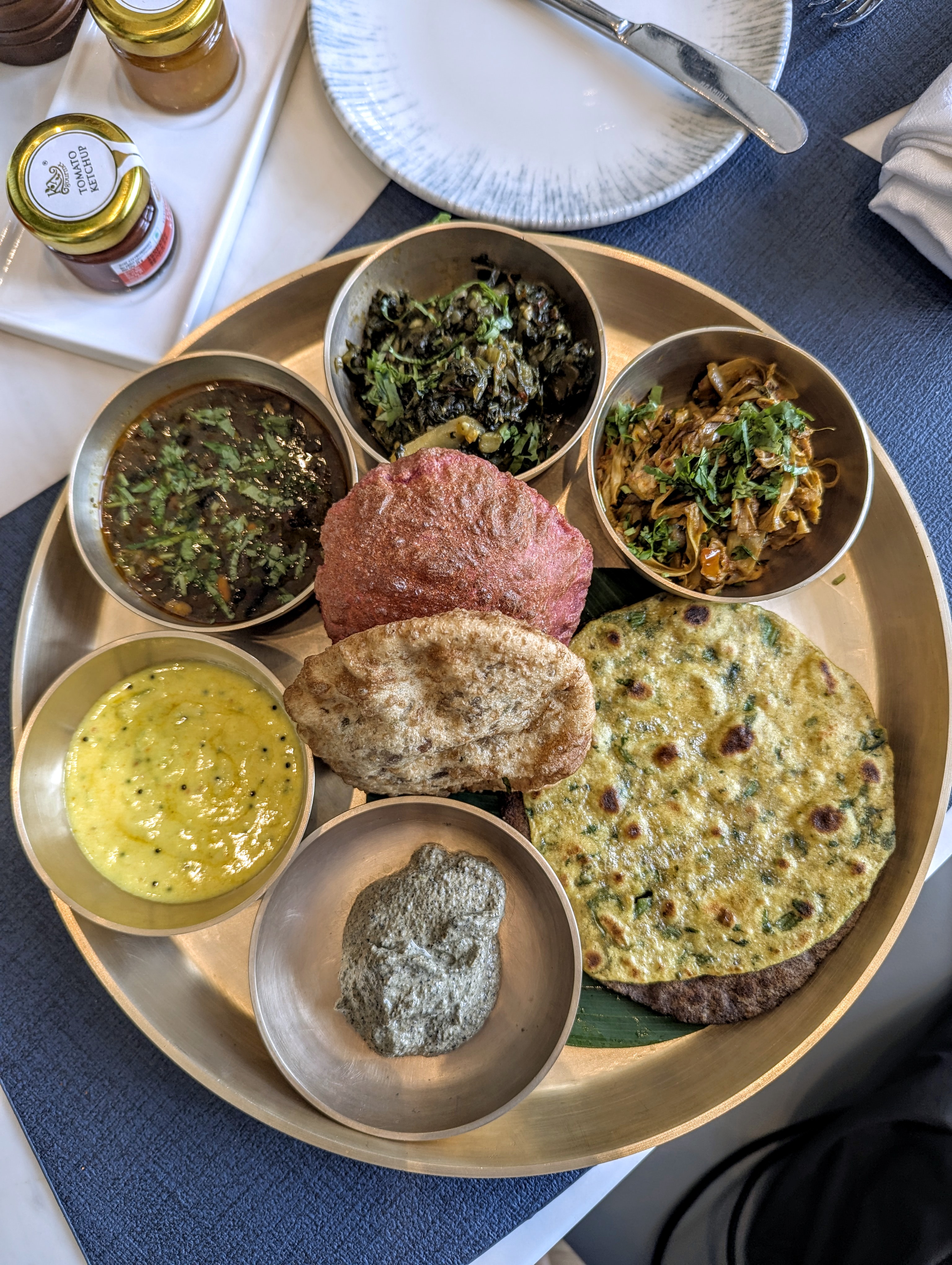 The Kumaoni Breakfast Thali. Photo: Author The Kumaoni Breakfast Thali. Photo: Author