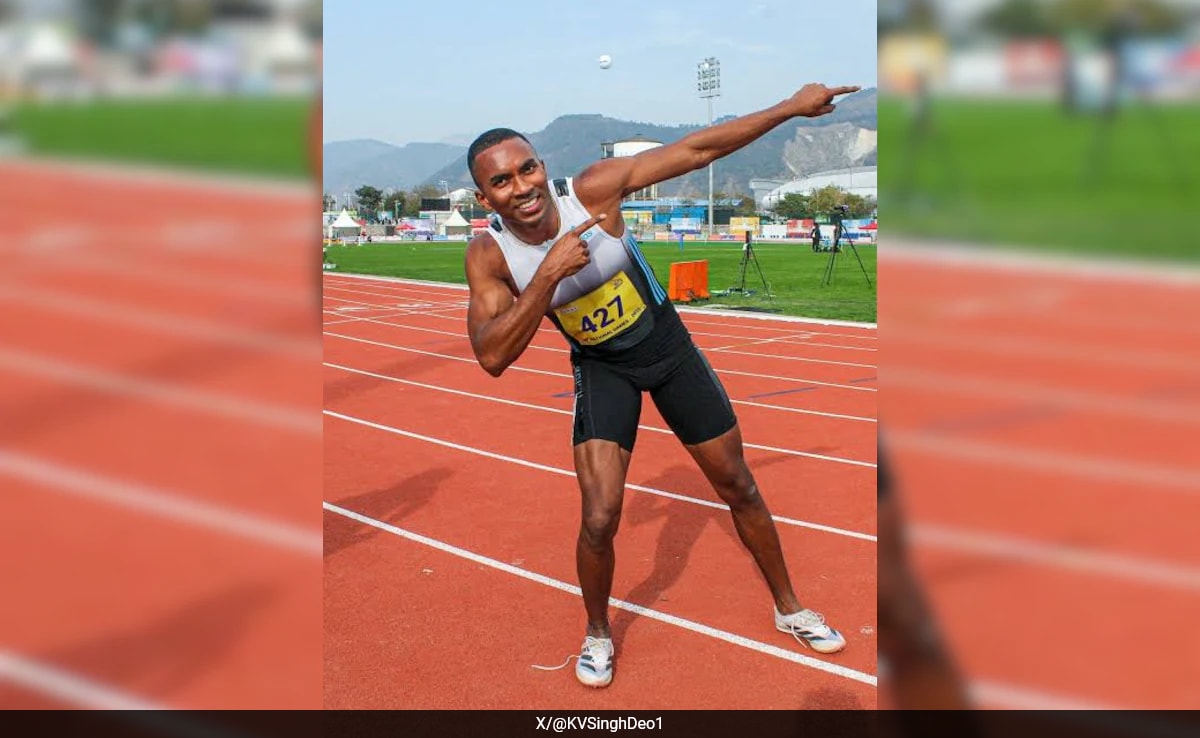India's Fastest Man, Animesh Kujur, Breaks National 100m Record. Clocks...