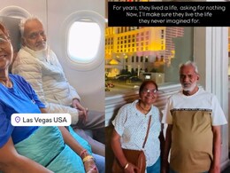 "What Their Sacrifices Built": Indian Techie's Vegas Trip With Parents Viral "What Their Sacrifices Built": Indian Techie's Vegas Trip With Parents Viral