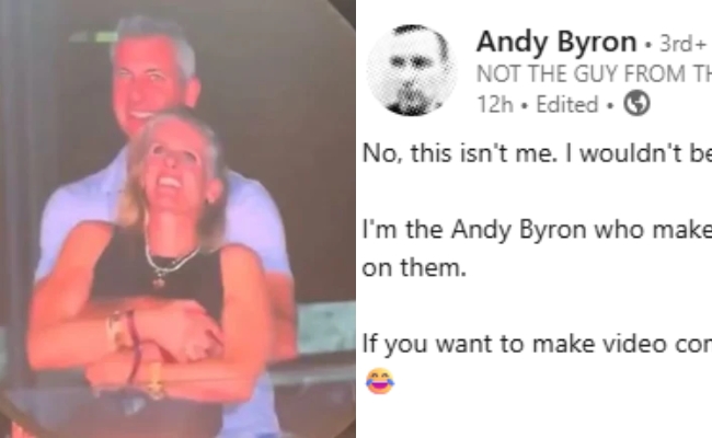 &quot;I&#039;m Andy Byron Who...&quot;: Astronomer CEO Namesake&#039;s Post Goes Viral After Coldplay Saga