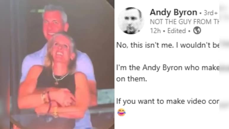 "I'm Andy Byron Who...": Astronomer CEO's Namesake's Post Goes Viral After Coldplay Saga "I'm Andy Byron Who...": Astronomer CEO's Namesake's Post Goes Viral After Coldplay Saga