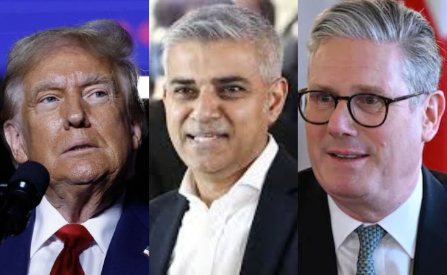Trump Calls London Mayor "Nasty Person" In Front Of UK PM, He Reacts