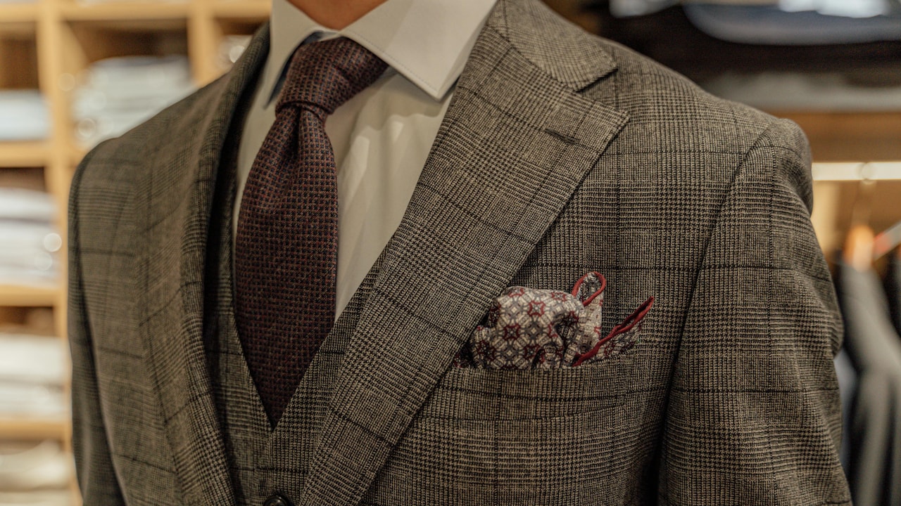 Go for a matching pocket square