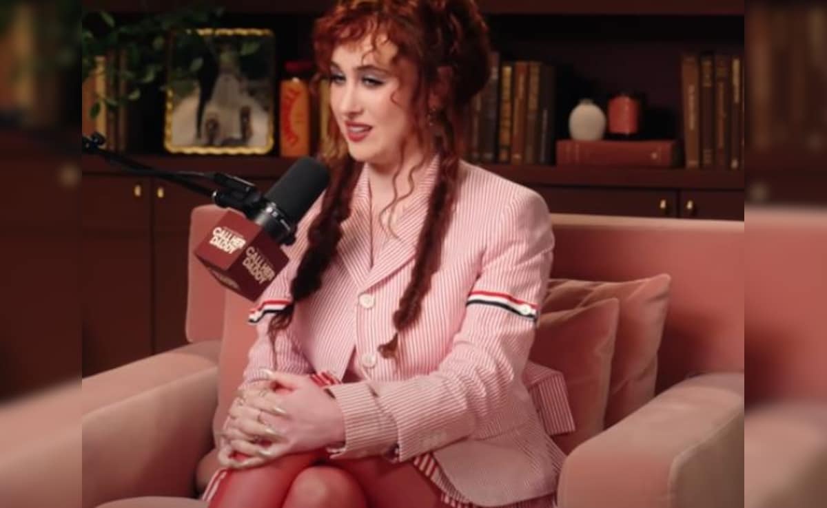 Chappell Roan during podcast Chappell Roan during podcast