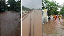 Rajasthan: नेशनल हाईवे बंद, पानी में डूबी रेल पटरी... राजस्थान में मूसलाधार बारिश से हाल-बेहाल