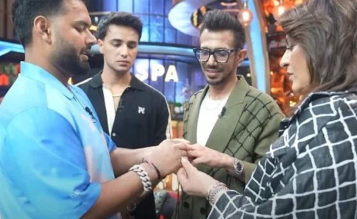 Rishabh Pant Cracks 'Engagement' Joke With Yuzvendra Chahal Amid RJ Mahvash Dating Rumours