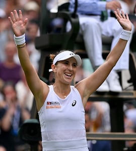 Belinda Bencic Beats Mirra Andreeva To Reach First Wimbledon Semi-Final
