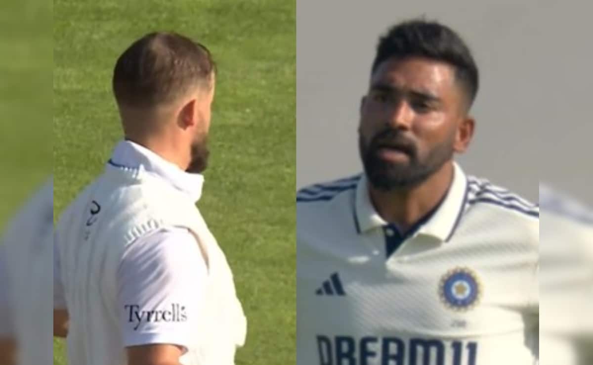 Frustrated Mohammed Siraj In Heated Exchange With England Star During Manchester Test. Video Viral