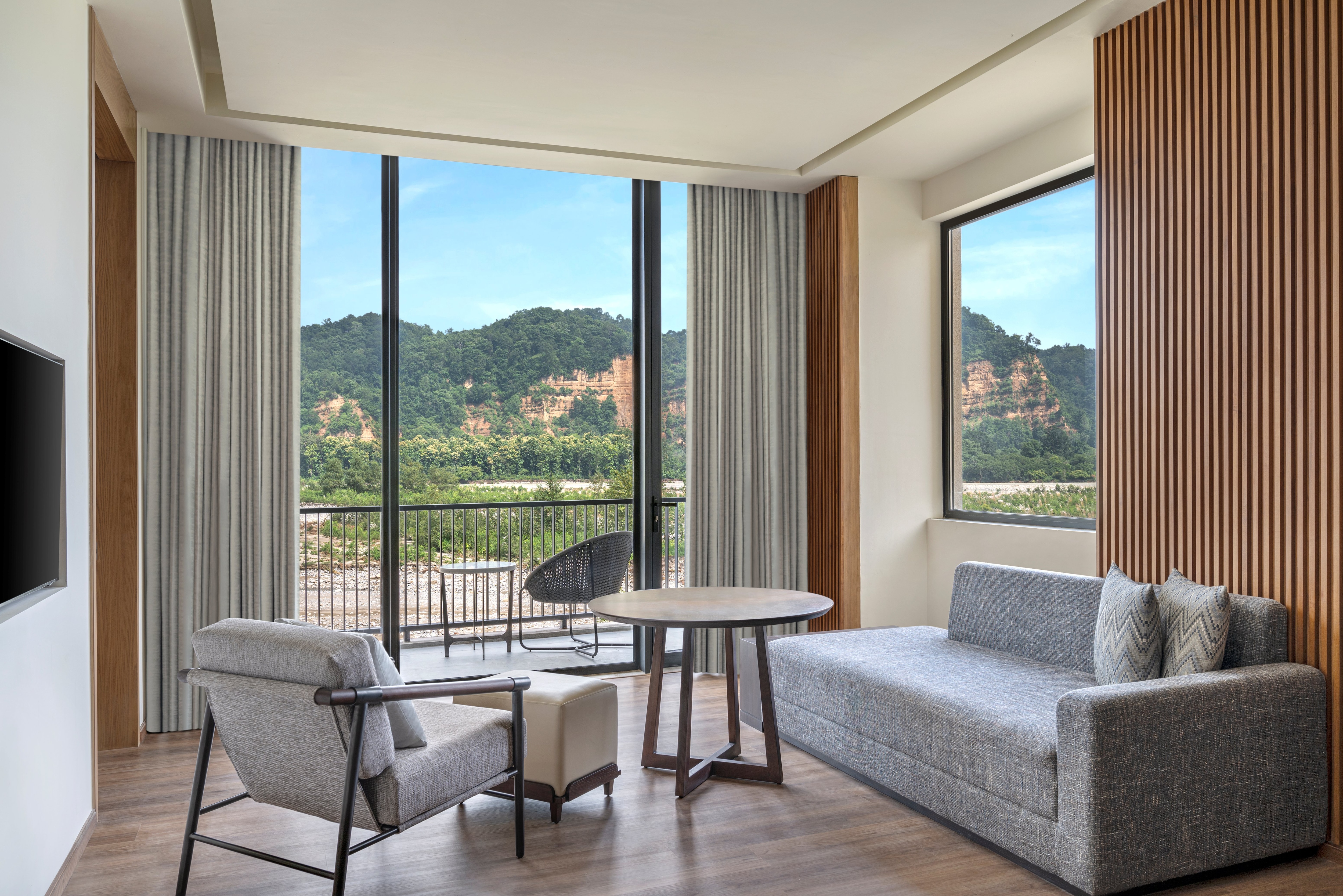 The Kosi-view executive suite. Photo: Jim Corbett Marriott Resort and Spa The Kosi-view executive suite. Photo: Jim Corbett Marriott Resort and Spa