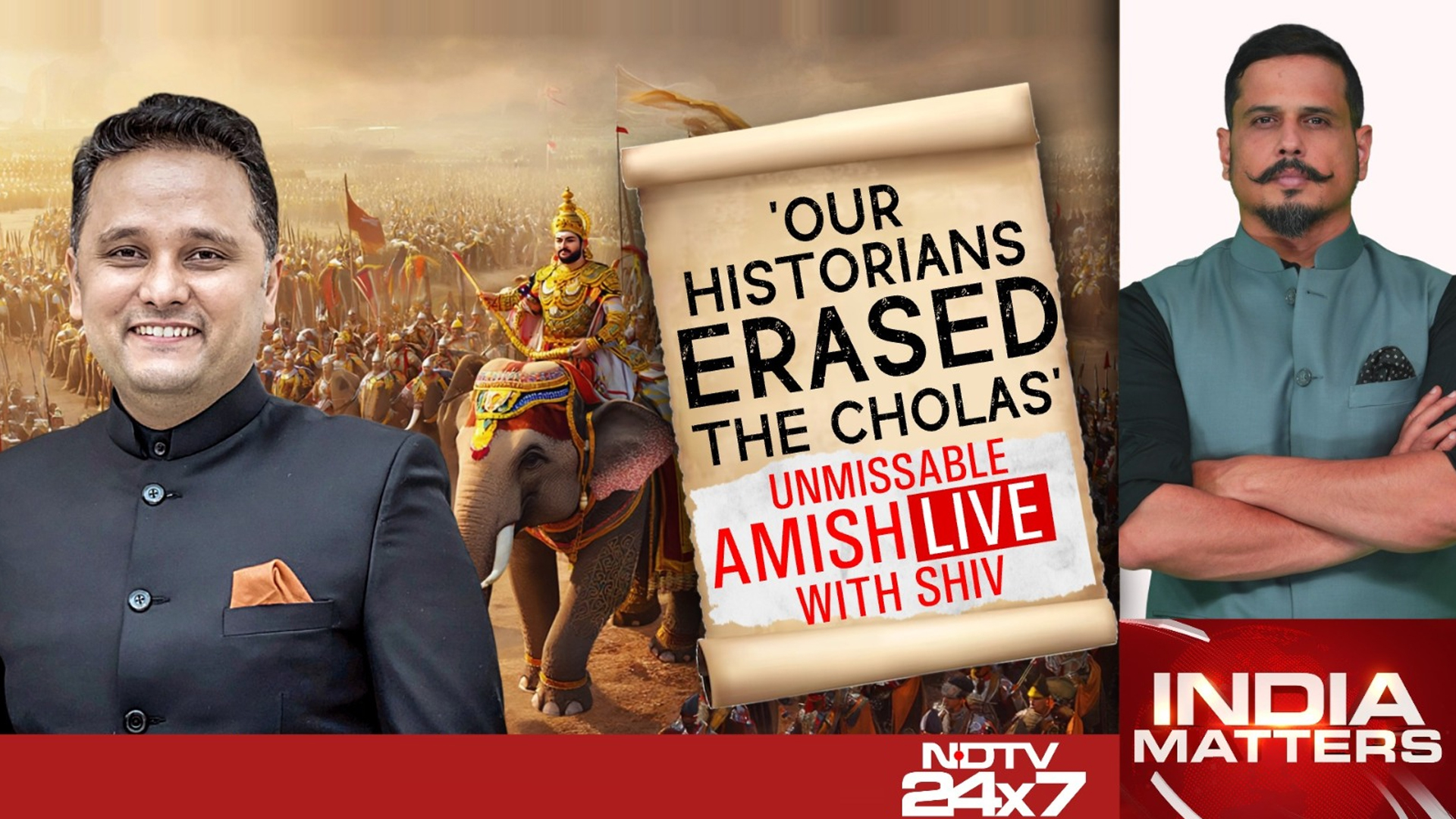 Cholas: Unmissable Amish Tripathi Live With Shiv Aroor