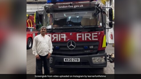 Watch: Delhi Firefighter Visits UK Fire Station, Internet Calls It "Wholesome"