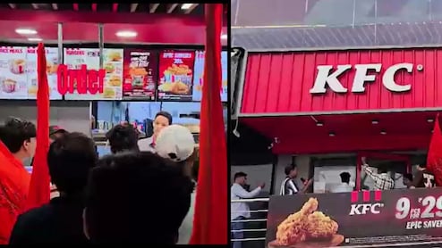 गाजियाबाद: सावन के महीने में हिंदू रक्षा दलों ने बंद कराया KFC स्टोर, पुलिस ने दर्ज किया मुकदमा