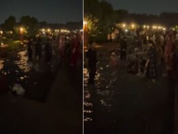 दिल्ली के सुंदर नर्सरी को बना डाला 'स्विमिंग पूल'! पानी में उत्पात मचाते दिखे लोग, हेरिटेज पार्क में ऐसा खिलवाड़ देख भड़की पब्लिक दिल्ली के सुंदर नर्सरी को बना डाला 'स्विमिंग पूल'! पानी में उत्पात मचाते दिखे लोग, हेरिटेज पार्क में ऐसा खिलवाड़ देख भड़की पब्लिक