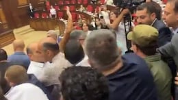 Brawl Erupts In Armenian Parliament As Government Cracks Down On Opponents