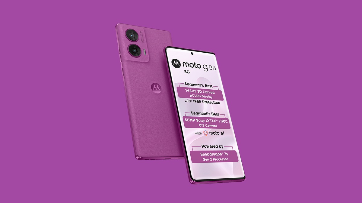 Moto G96 5G की सेल आज से शुरू, 50MP कैमरा, 5500mAh बैटरी के साथ ऐसे हैं फीचर्स