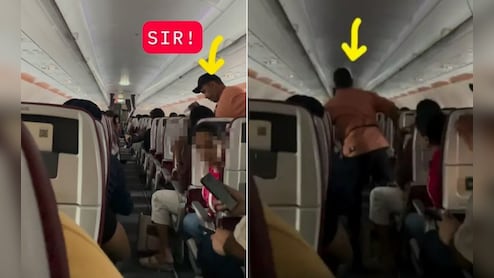 फ्लाइट लैंडिंग से पहले खड़े हो गए पैसेंजर, क्रू की बार-बार अपील भी हुई बेअसर, लोग बोले- प्लेन है, ट्रेन नहीं