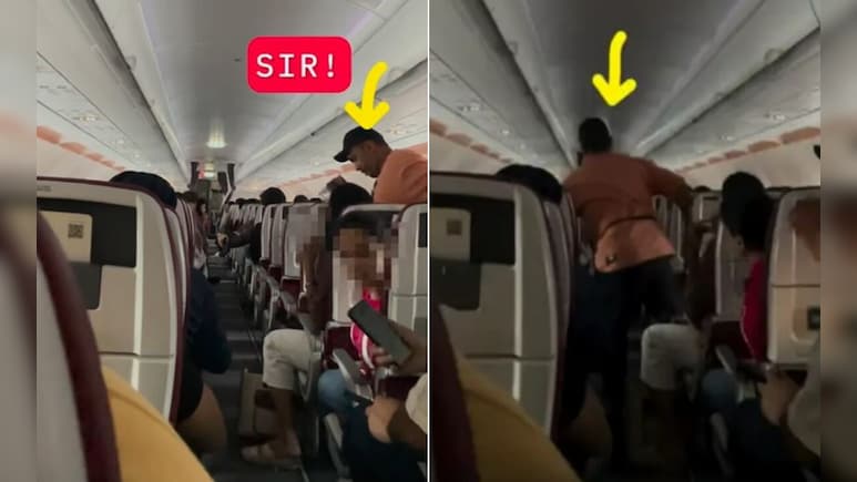 फ्लाइट लैंडिंग से पहले खड़े हो गए पैसेंजर, क्रू की बार-बार अपील भी हुई बेअसर, लोग बोले- प्लेन है, ट्रेन नहीं फ्लाइट लैंडिंग से पहले खड़े हो गए पैसेंजर, क्रू की बार-बार अपील भी हुई बेअसर, लोग बोले- प्लेन है, ट्रेन नहीं