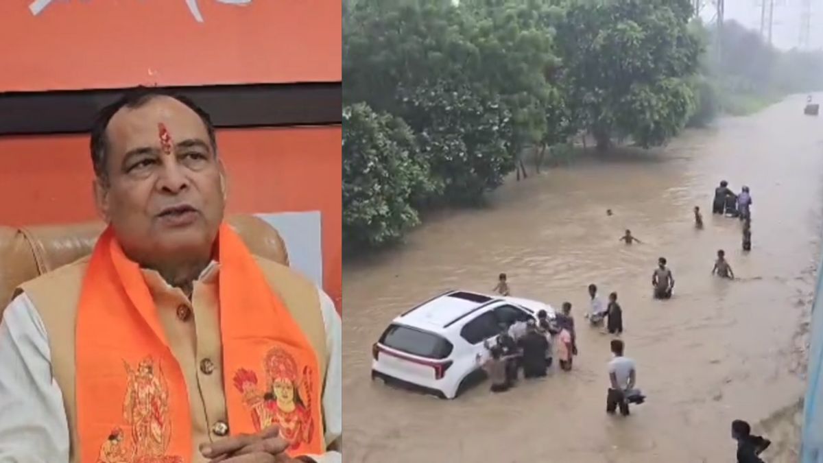 As Rain Submerges Gurugram, Haryana BJP Chief Blames Officials' Negligence