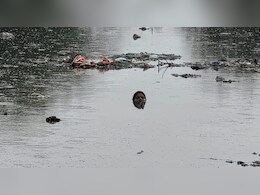 Mehandipur Balaji: प्रेत बाधा भगाने मेहंदीपुर बालाजी आई महिला गंदे नाले में कूदी, नाक तक दलदल में धंसी