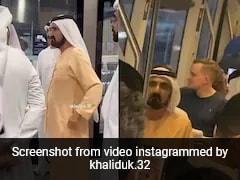 Watch: Dubai Ruler Sheikh Mohammed Spotted Using Public Tram, Surprises Commuters