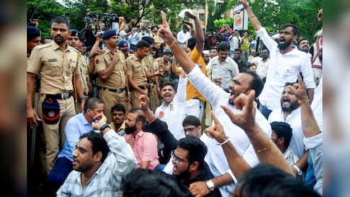 मराठी भाषा को लेकर चल रहे मोर्चे में महायुति के मंत्री भी हुए शामिल, पुलिस की कार्रवाई को बताया गलत