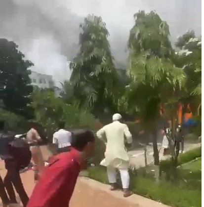 Video: Raging Flames, Panicked Students - Aftermath Of Dhaka Jet Crash