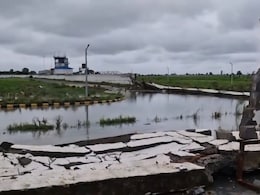 Cracks In Rs 500-Crore Project? Airport Wall Collapses After Rain In Madhya Pradesh's Rewa