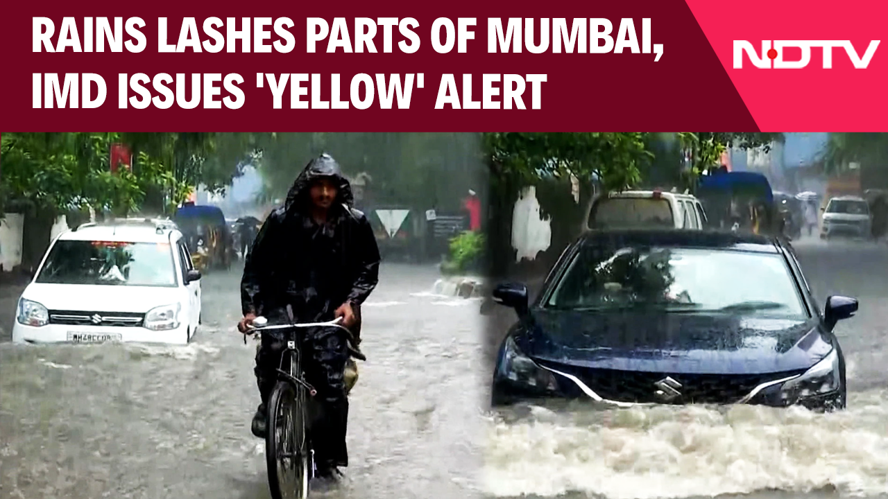 Mumbai Rains Today: Rains Lashes Parts Of Mumbai, IMD Issues 'Yellow' Alert