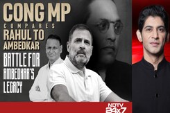 Congress Leader Compares Rahul Gandhi And BR Ambedkar, Sparks Row Congress Leader Compares Rahul Gandhi And BR Ambedkar, Sparks Row