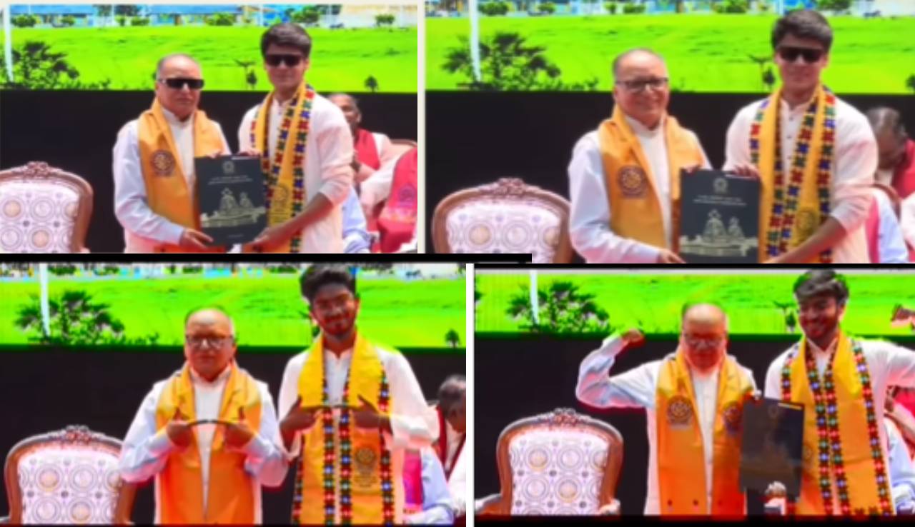'Zengi' स्टाइल में बट रही हैं अब डिग्रियां, IIT के कॉन्वोकेसन में स्टूडेंट्स के साथ प्रोफेसर का भी दिखा ट्रेंडिंग स्वैग
